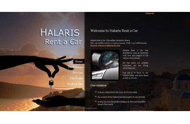 halaris.gr
Ενοικιάσεις Αυτοκινήτων - Responsive Site